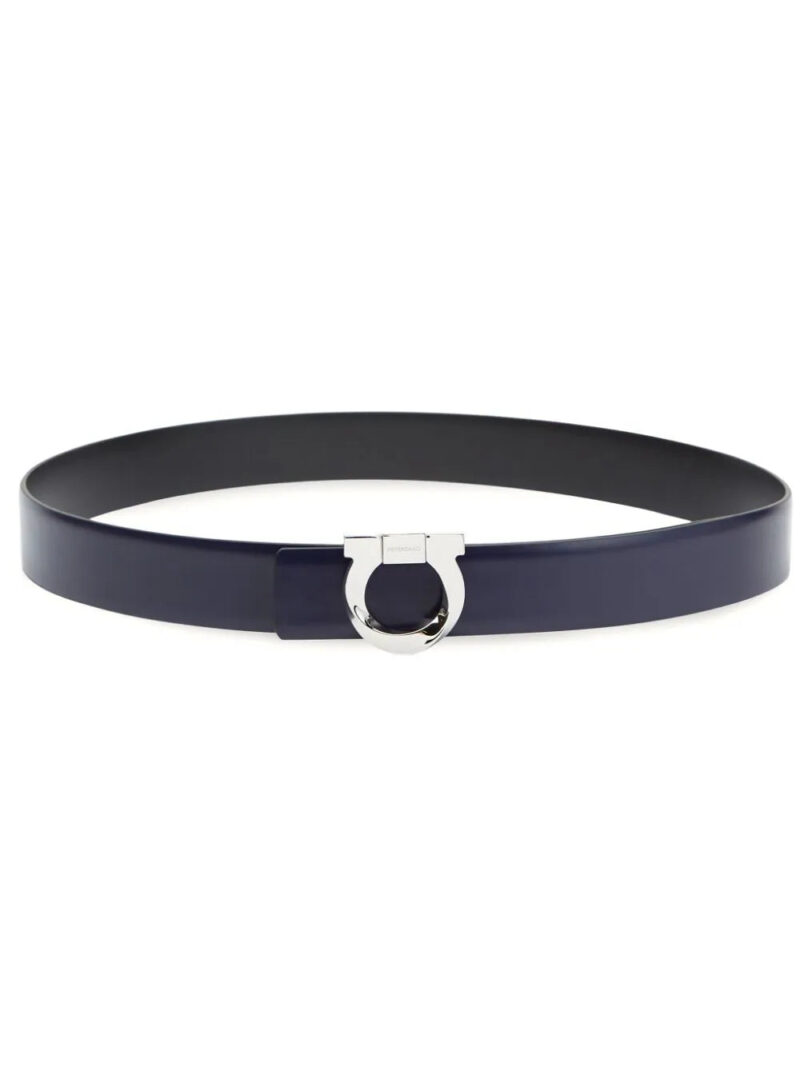 Ferragamo  Gancini reversible calfskin belt