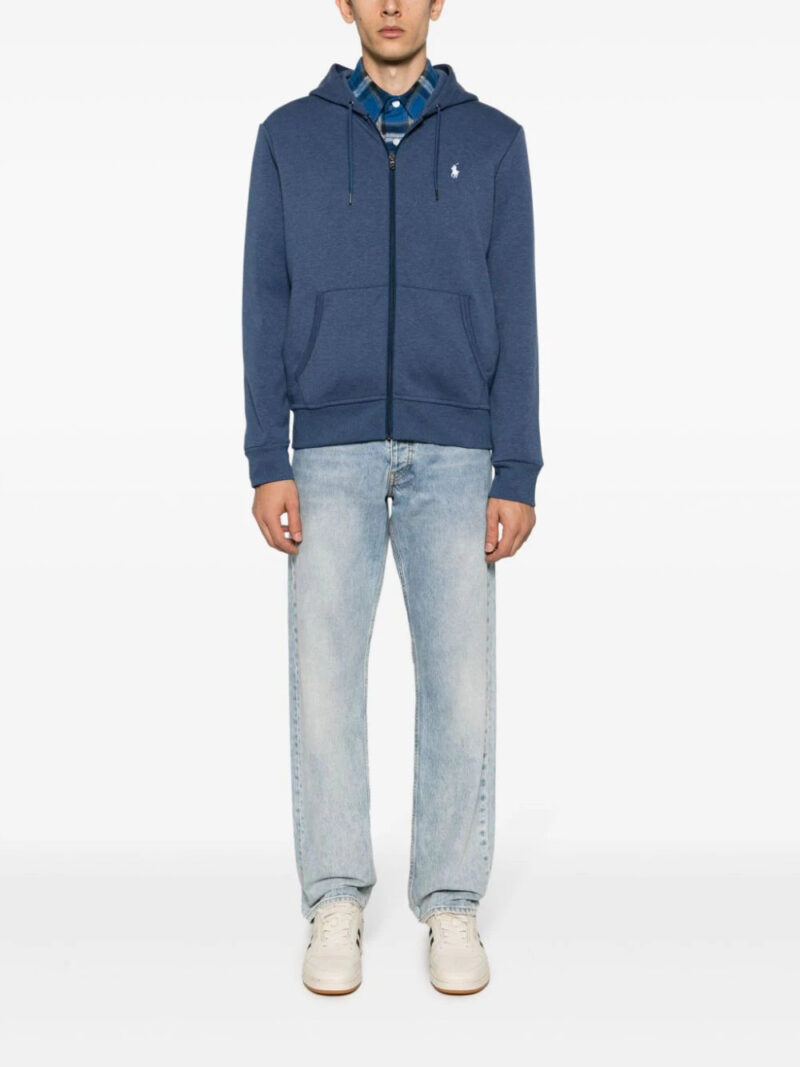 Polo Ralph Lauren  Polo Pony-embroidered zip-up hoodie