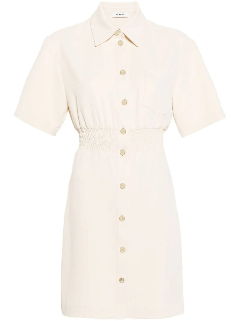 SANDRO  Ella button-up shirtdress