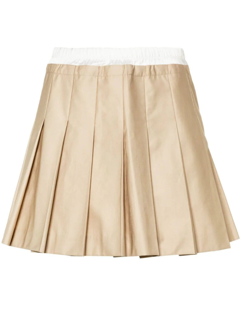 SANDRO  pleated mini skirt