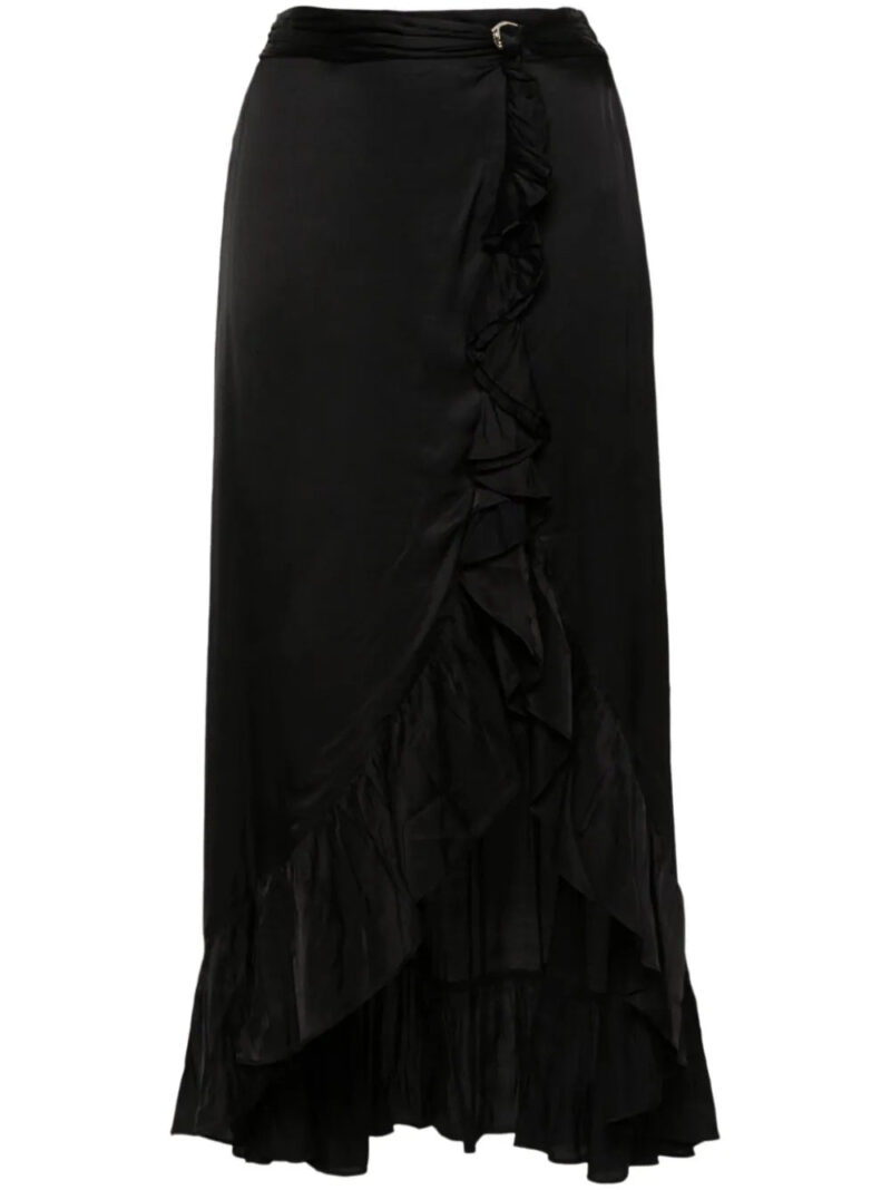 Ferragamo  layered high-waisted midi skirt