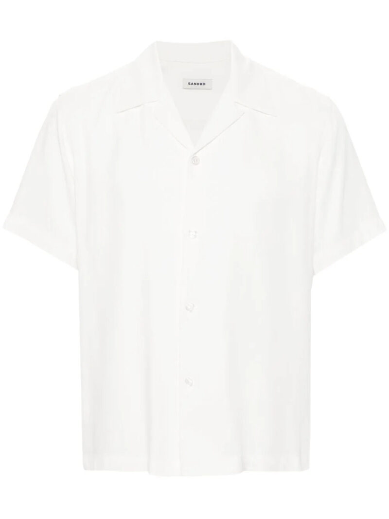 SANDRO  camp-collar short-sleeve shirt