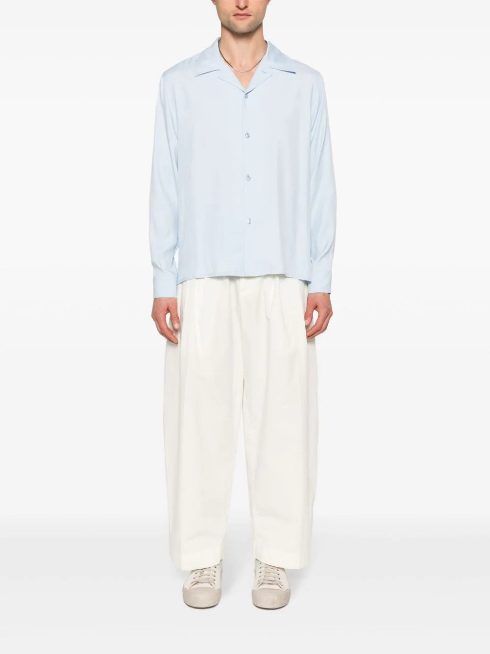 SANDRO camp-collar twill shirt - Image 2