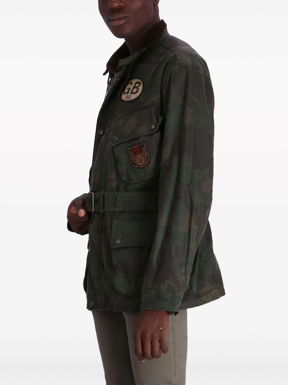 Polo Ralph Lauren patch-embellished camouflage-print utility jacket - Image 3