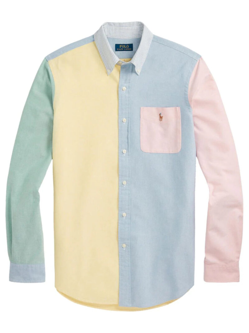 Polo Ralph Lauren  Oxford colour-block cotton shirt