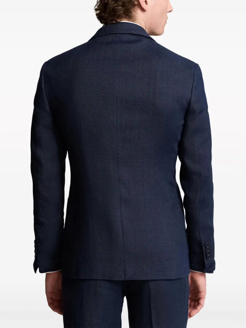Polo Ralph Lauren  single-breasted linen tuxedo jacket