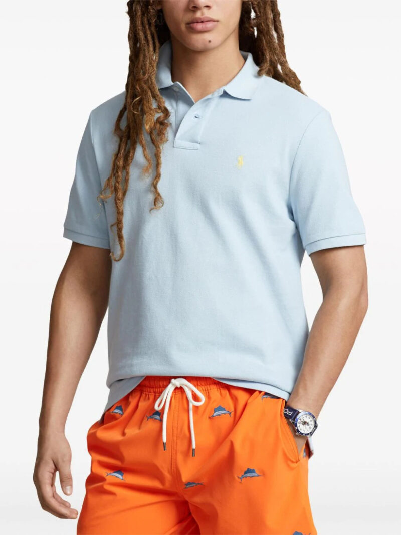 Polo Ralph Lauren  Polo Pony-embroidered cotton polo shirt