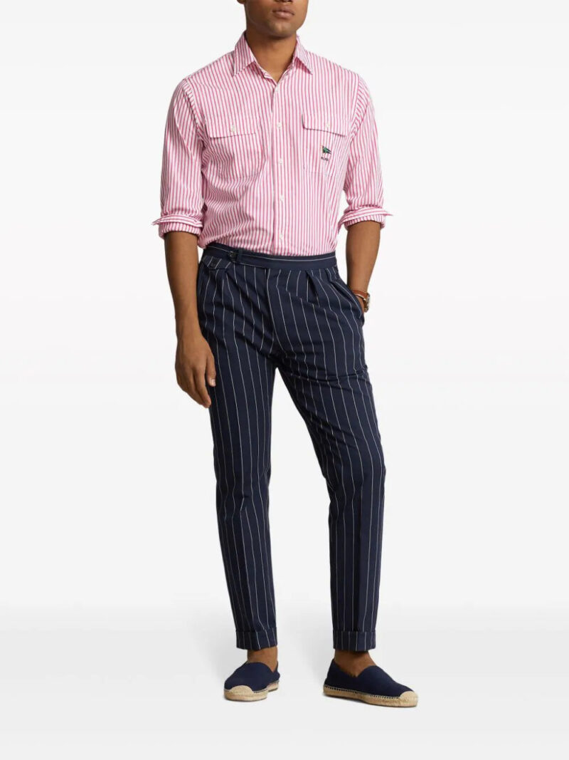 Polo Ralph Lauren stripe-pattern cotton shirt