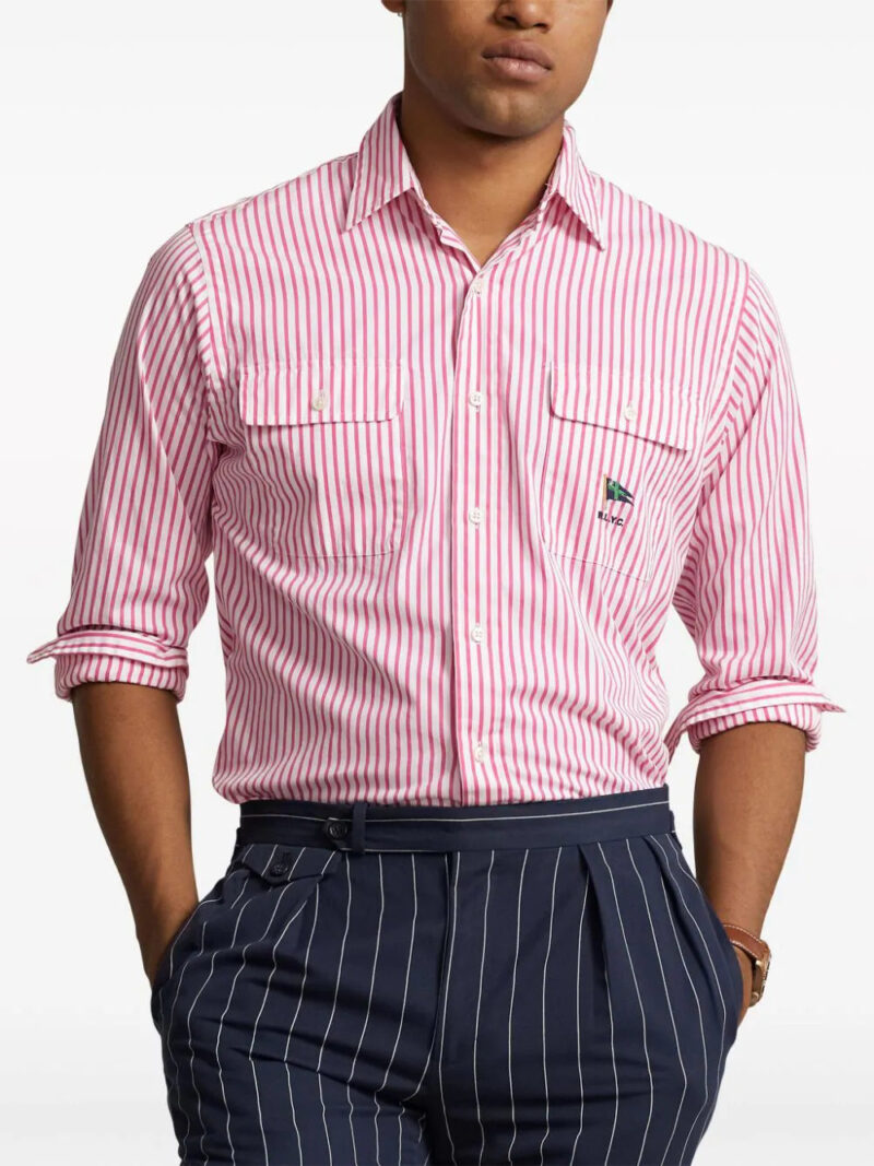 Polo Ralph Lauren stripe-pattern cotton shirt