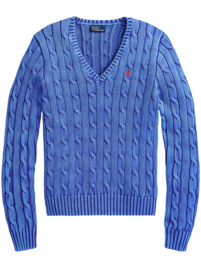 Polo Ralph Lauren  V-neck cable-knit jumper
