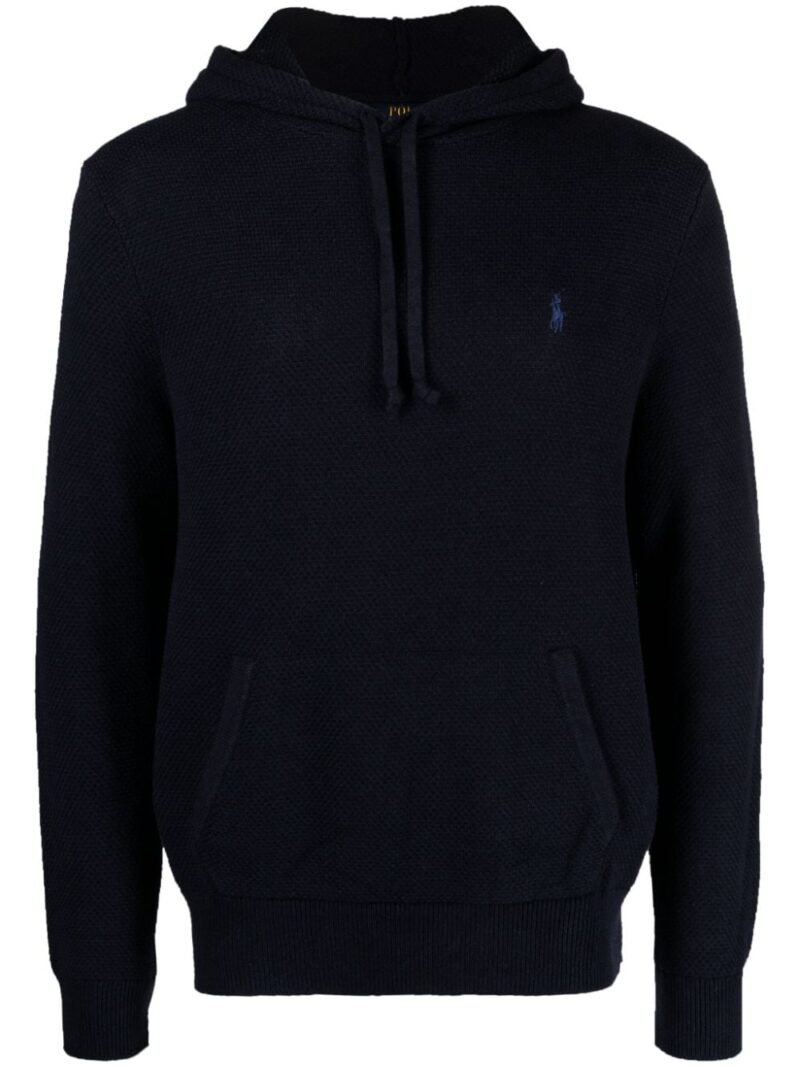 Polo Ralph Lauren  Polo Pony waffle-knit hoodie