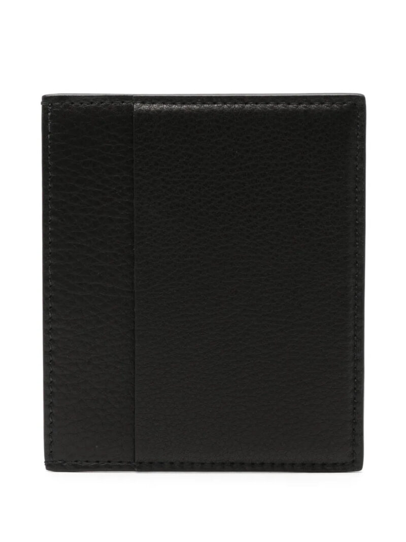 Rick Owens  logo-debossed leather cardholder