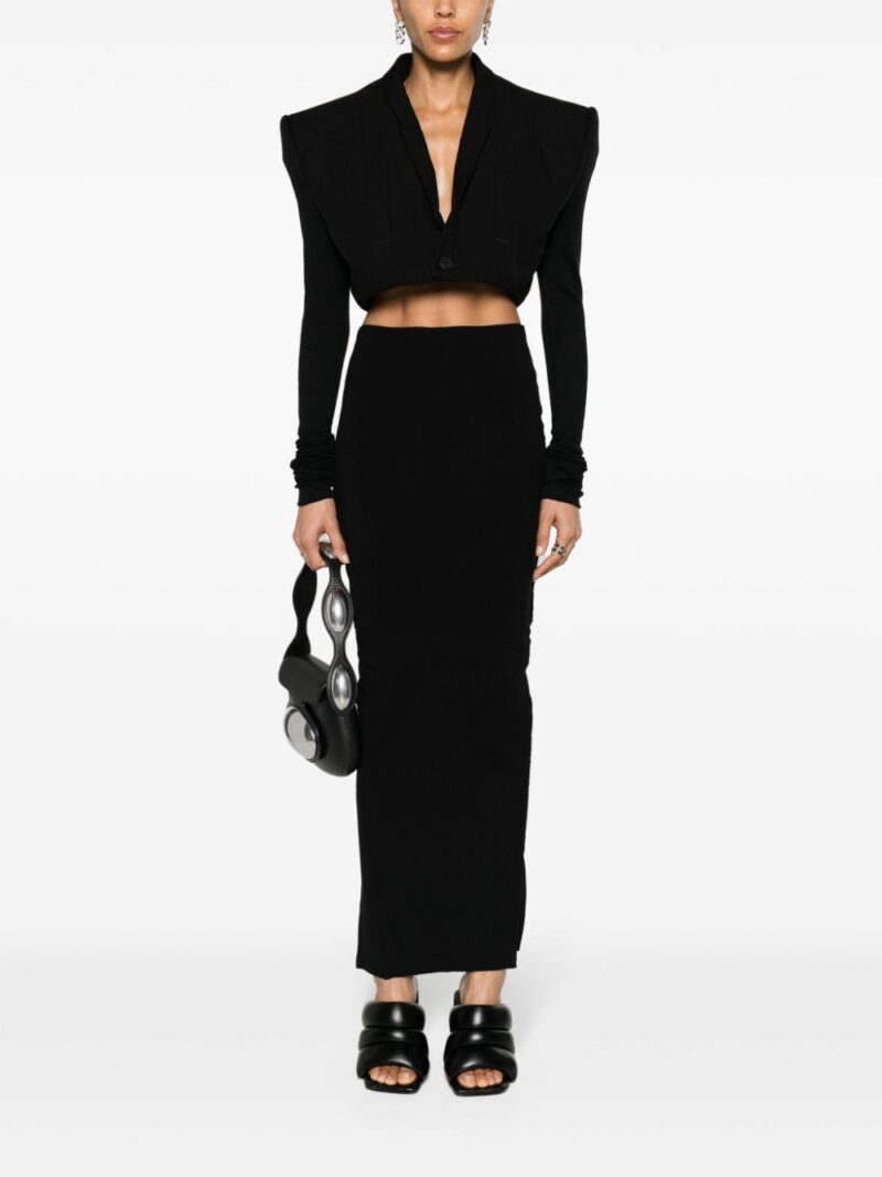 Rick Owens Cobra Micro Tatlin cropped blazer