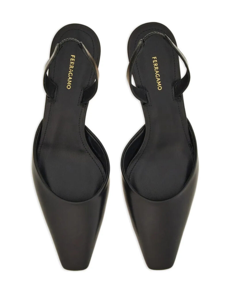 Ferragamo cage-heel slingback pumps