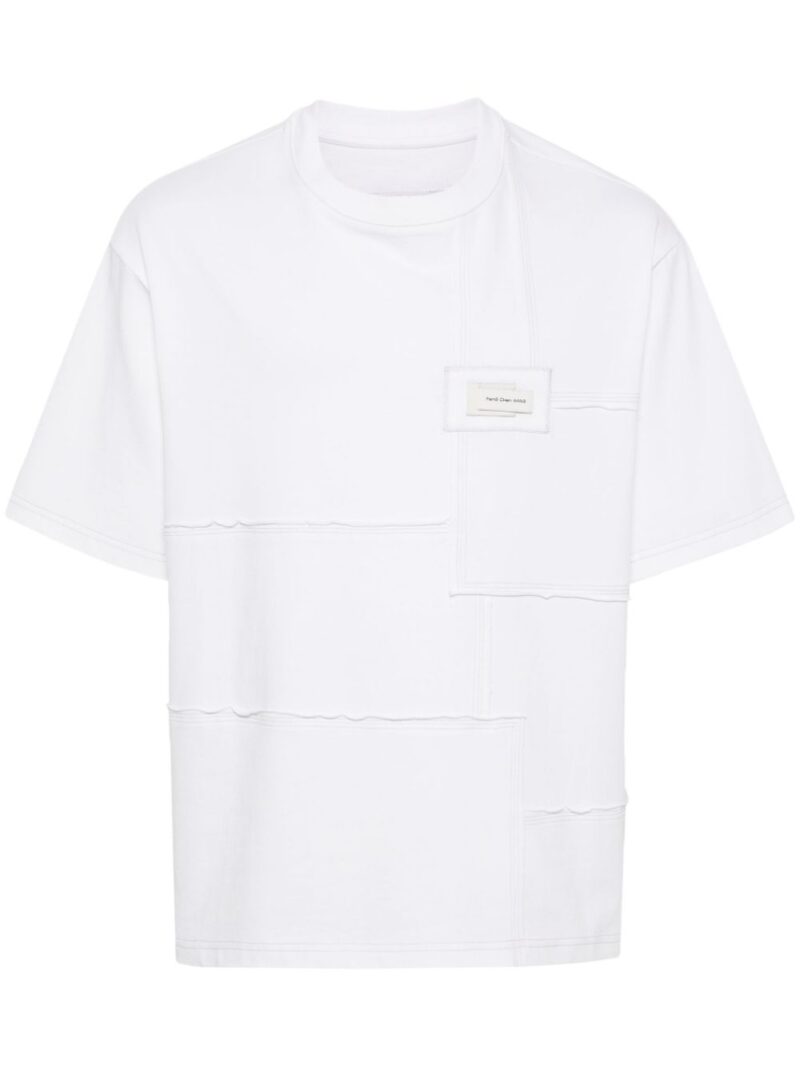 Feng Chen Wang  logo-patch T-shirt