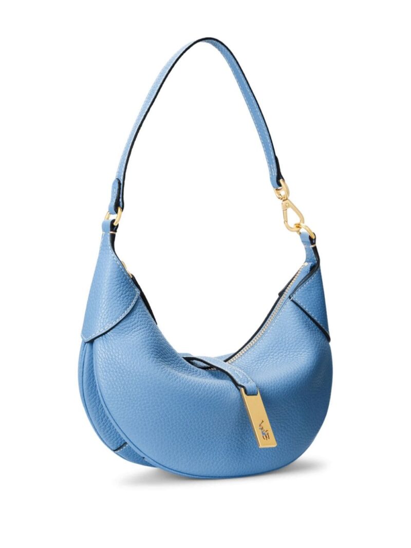 Polo Ralph Lauren small logo-charm leather shoulder bag