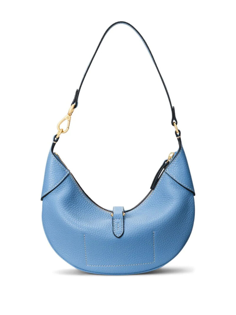 Polo Ralph Lauren small logo-charm leather shoulder bag