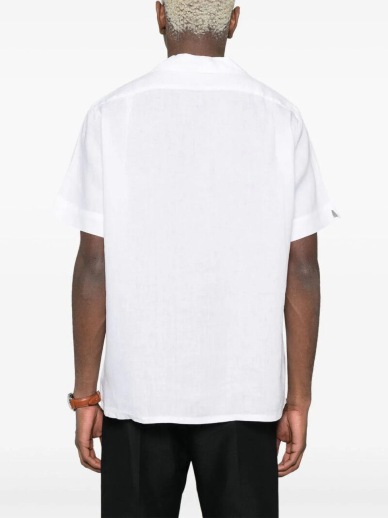 Polo Ralph Lauren  Polo-Pony-embroidery linen shirt