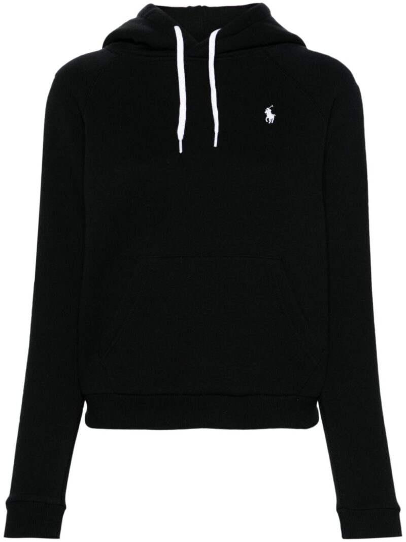 Polo Ralph Lauren  Polo Pony-embroidered cotton-blend hoodie