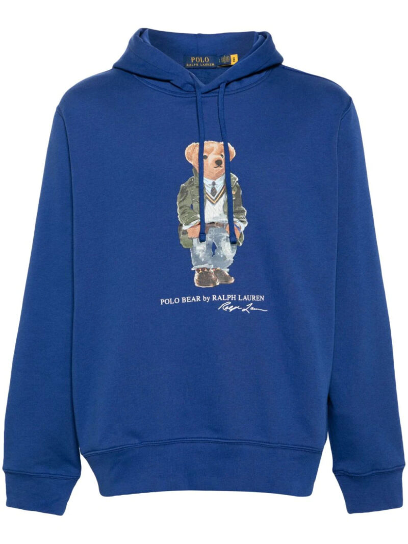 Polo Ralph Lauren  Polo Bear-print cotton hoodie