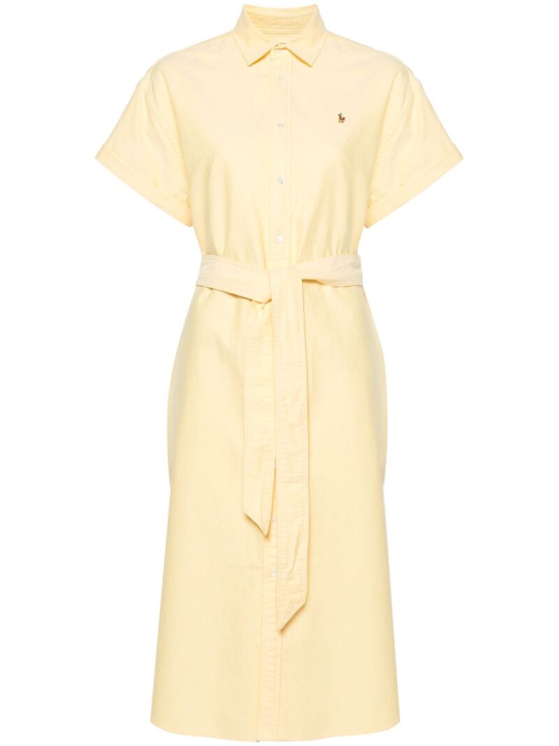 Polo Ralph Lauren  Polo Pony-embroidered shirt dress