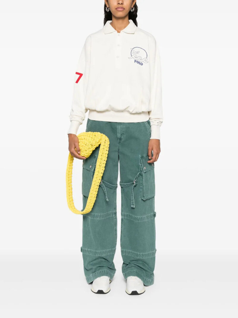 Polo Ralph Lauren logo-embroidered polo sweatshirt