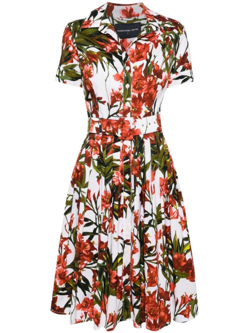 Samantha Sung  Audrey floral-print dress