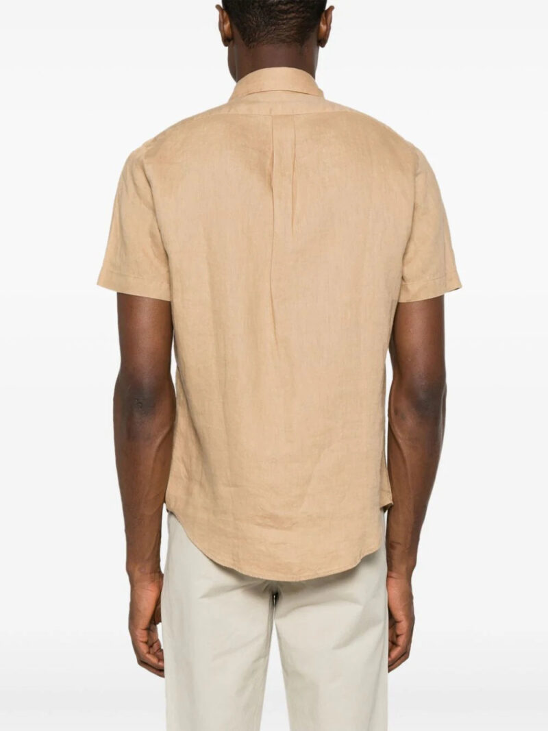 Polo Ralph Lauren  Polo Pony-motif linen shirt