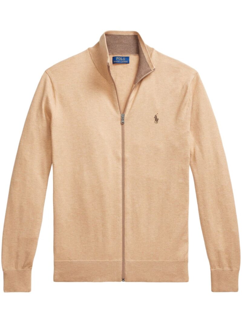 Polo Ralph Lauren  Polo Pony zip-front cotton sweatshirt