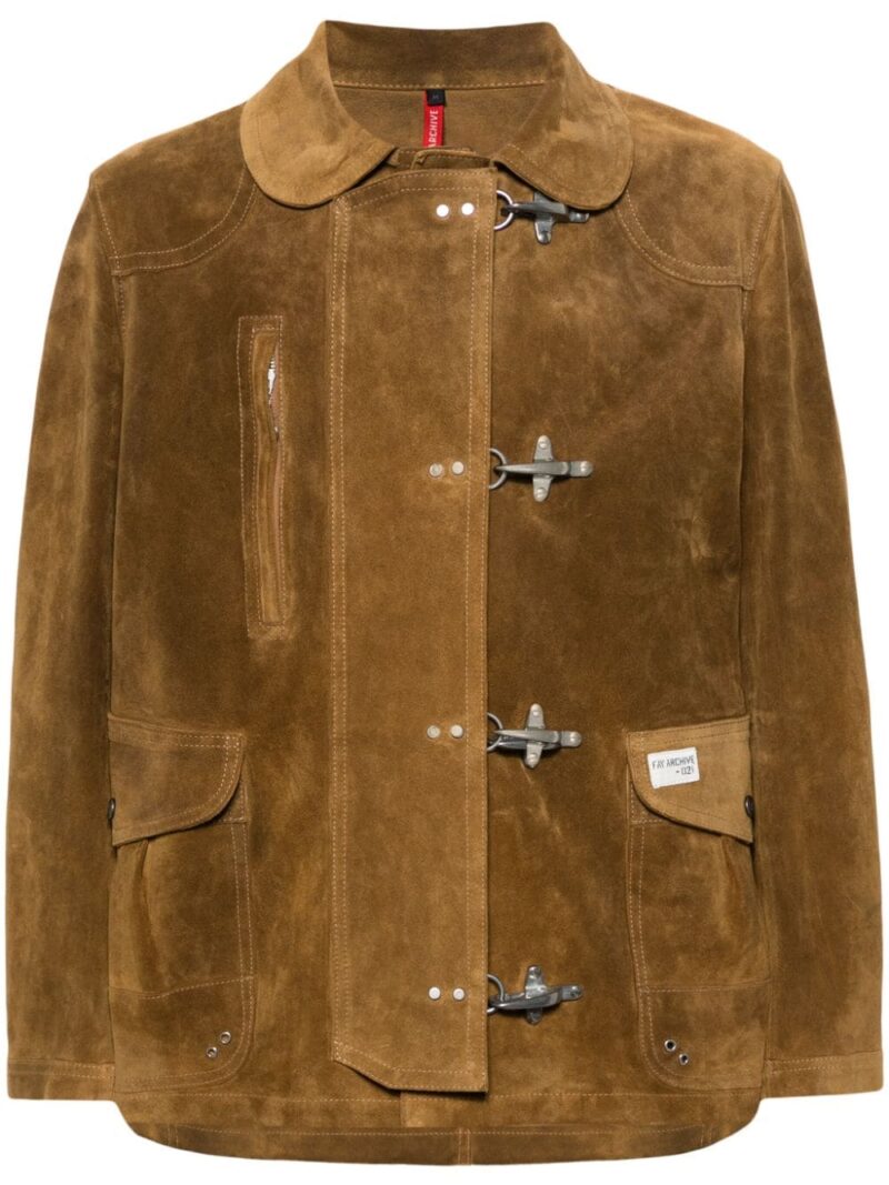 Fay  4 Ganci suede jacket