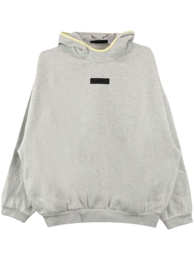 FEAR OF GOD ESSENTIALS  patch-detail cotton-blend hoodie