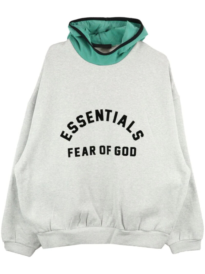 FEAR OF GOD ESSENTIALS  logo-print hoodie