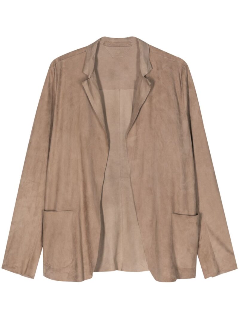 Salvatore Santoro  open-front suede jacket