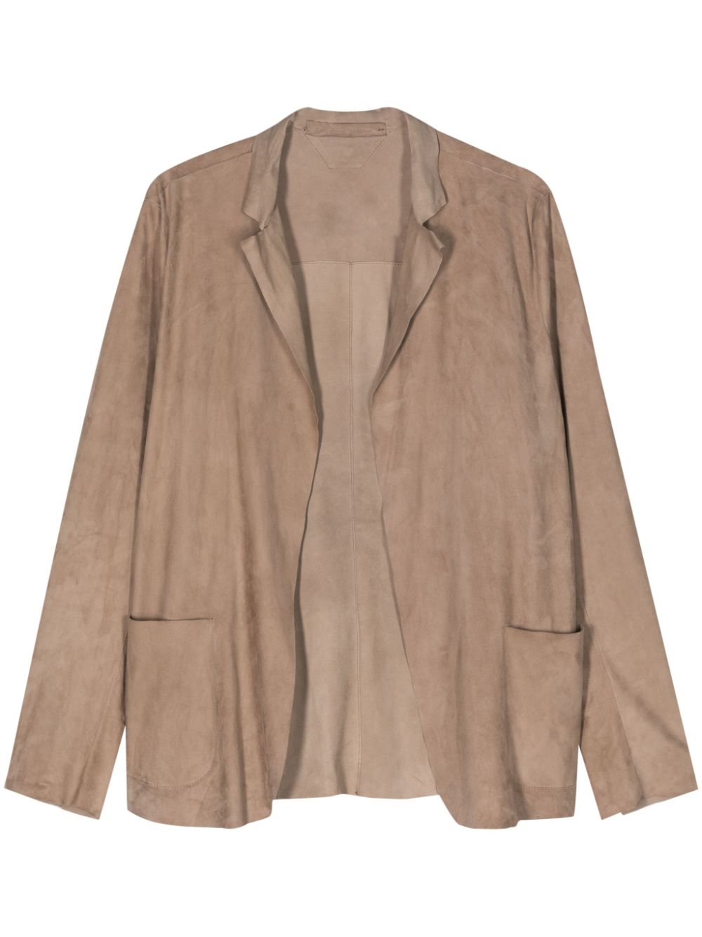Salvatore Santoro open-front suede jacket