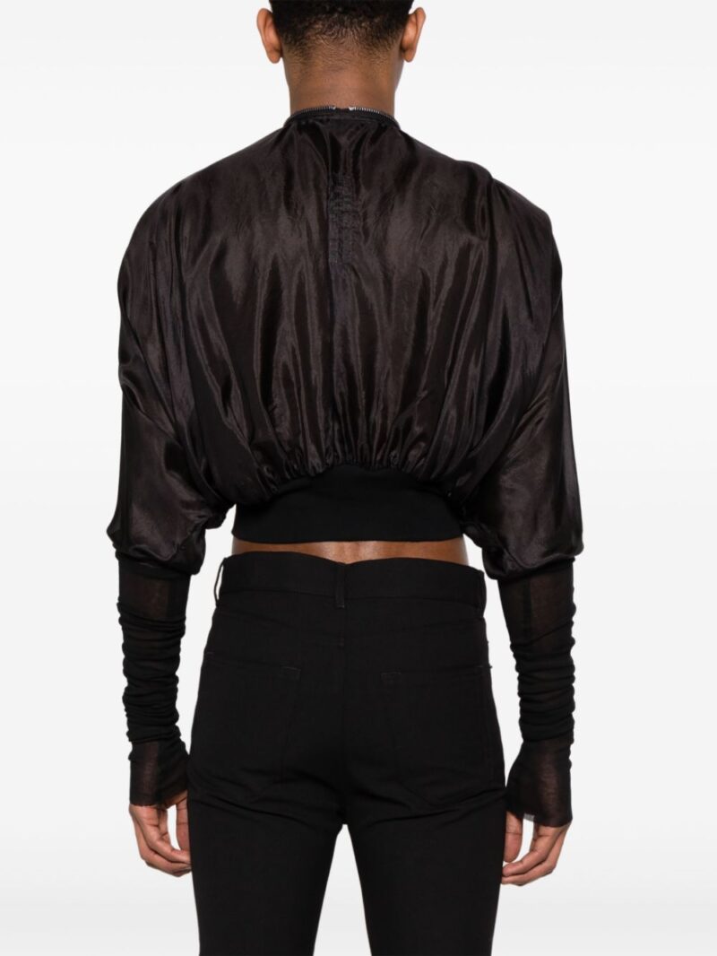 Rick Owens batwing cropped jacket