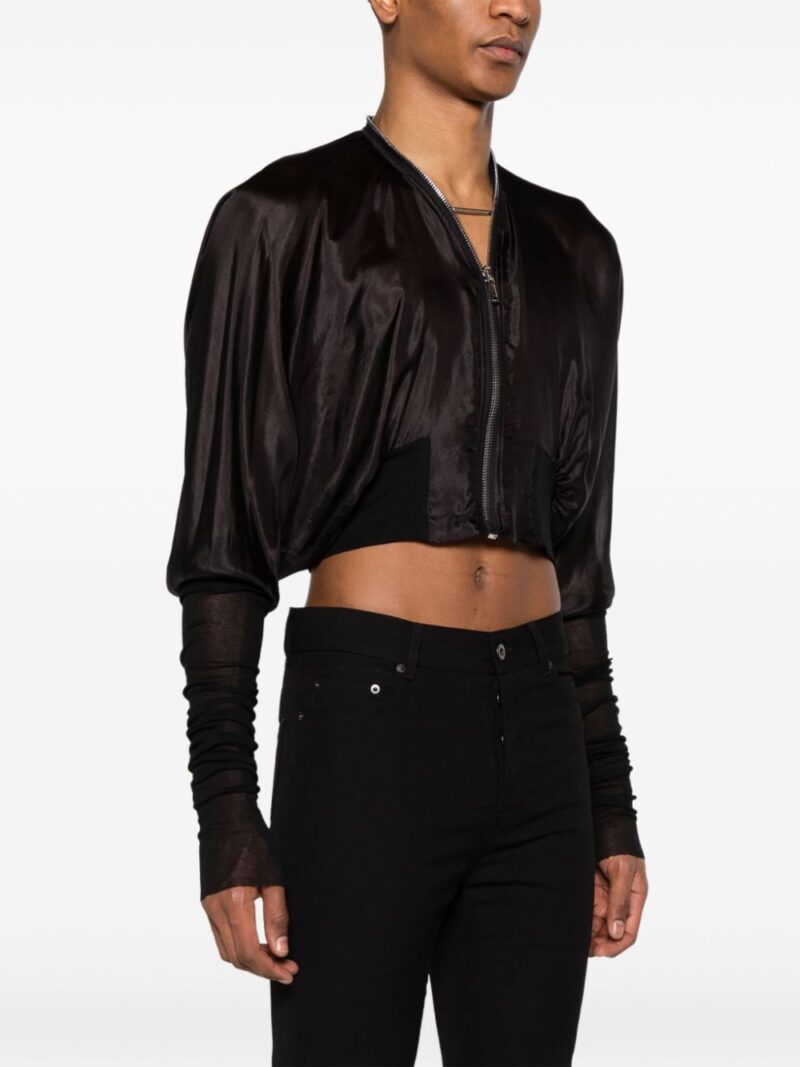 Rick Owens batwing cropped jacket