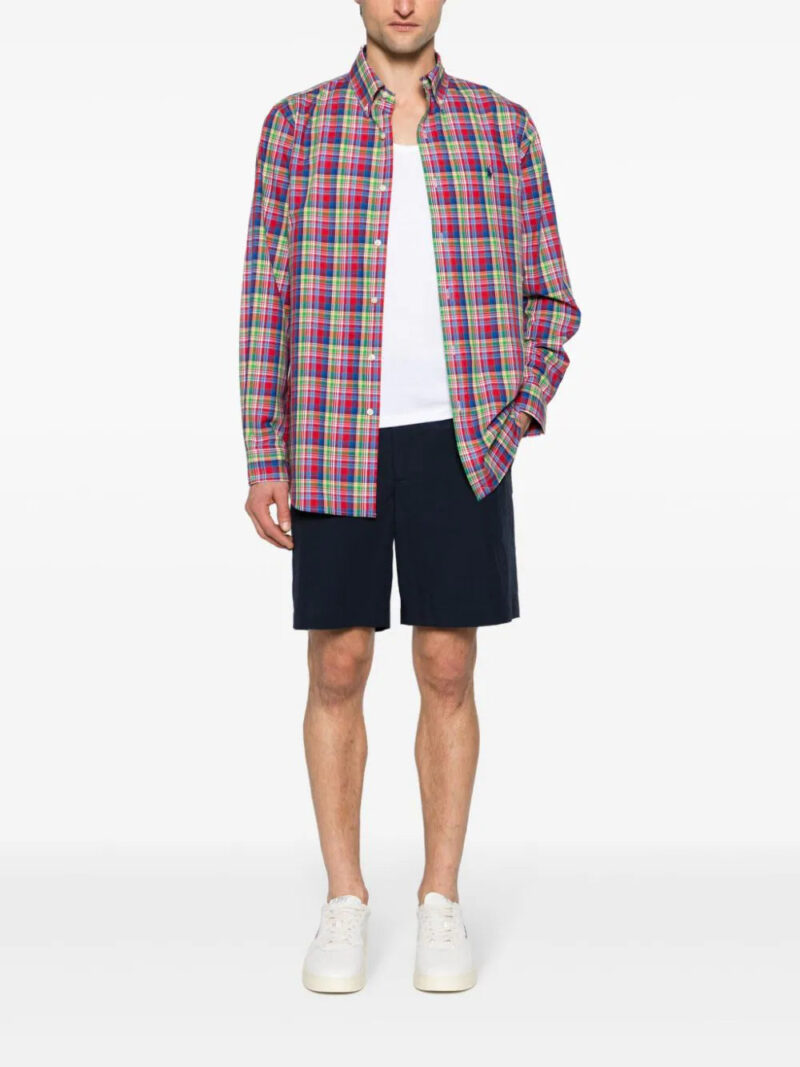 Polo Ralph Lauren  plaid-pattern long-sleeve shorts