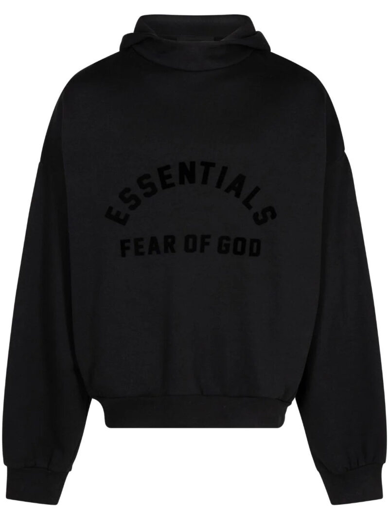 FEAR OF GOD ESSENTIALS  logo-print drop-shoulder hoodie