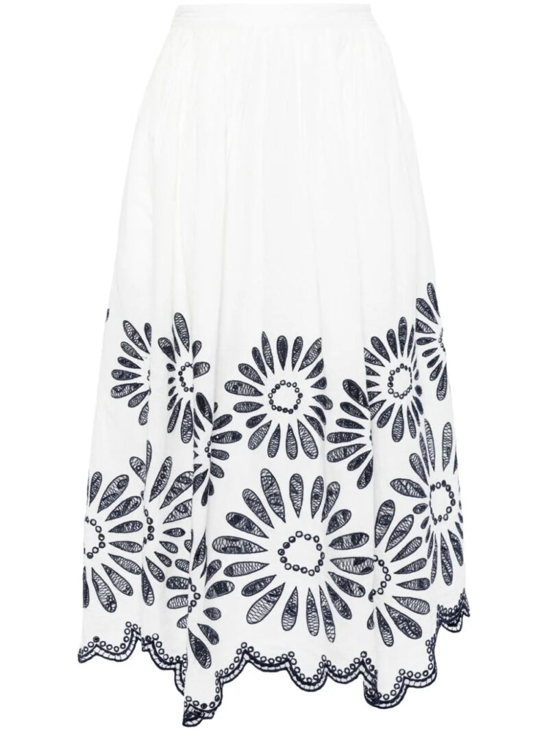 Ulla Johnson  Annisa broderie-anglaise midi skirt