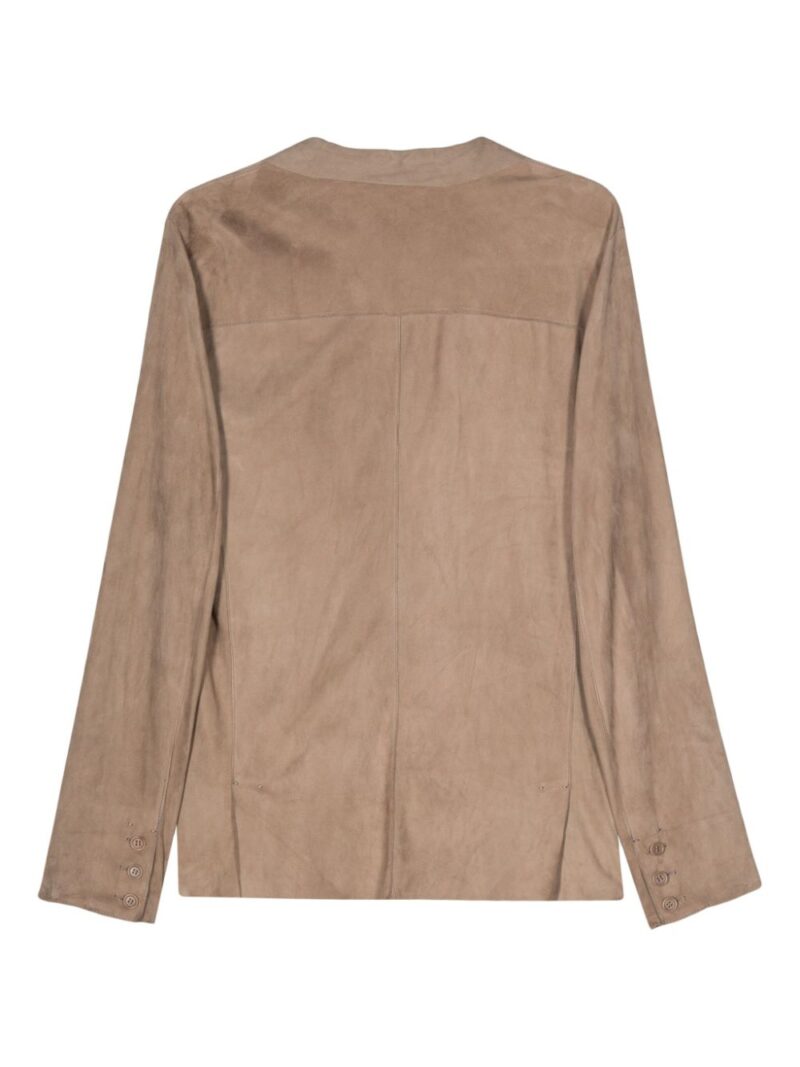 Salvatore Santoro  suede leather blazer