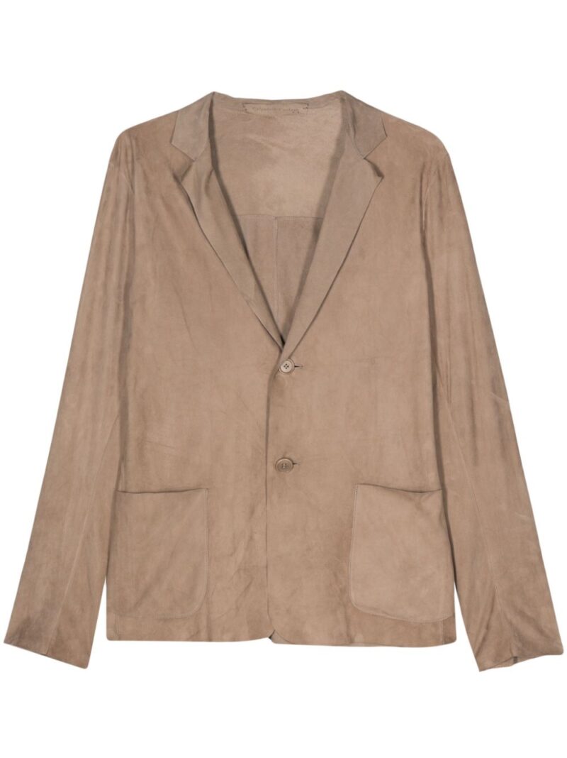 Salvatore Santoro  suede leather blazer