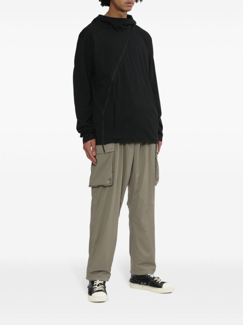 Post Archive Faction  off-centre hooded jacket