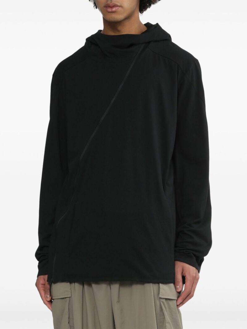 Post Archive Faction  off-centre hooded jacket