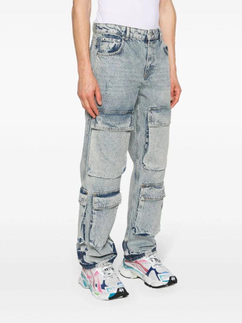 Represent  R3CA mid-rise straight-leg jeans