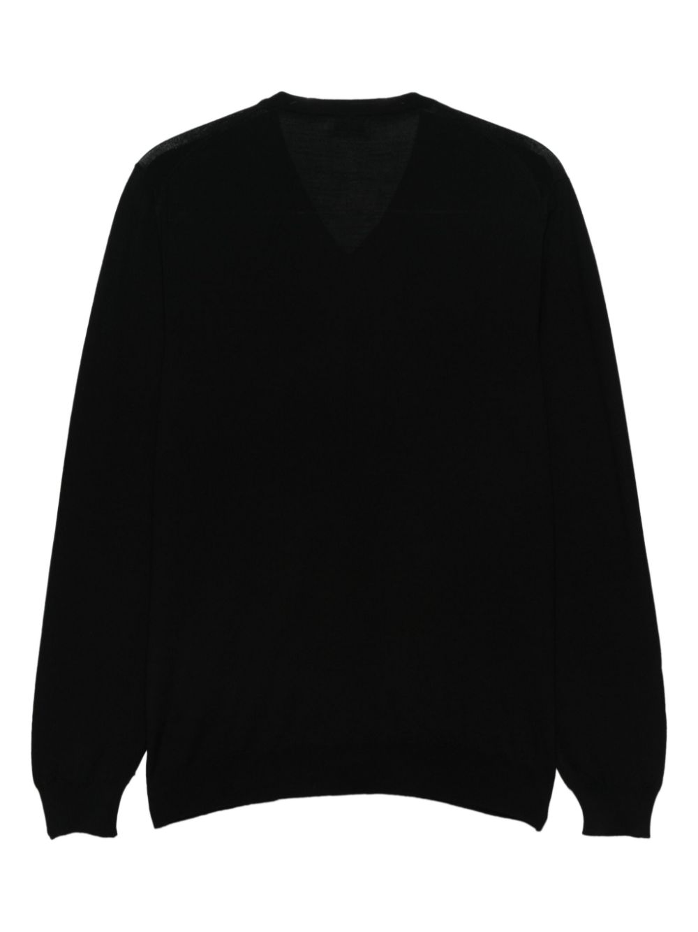 Fedeli V-neck virgin wool jumper - Image 2
