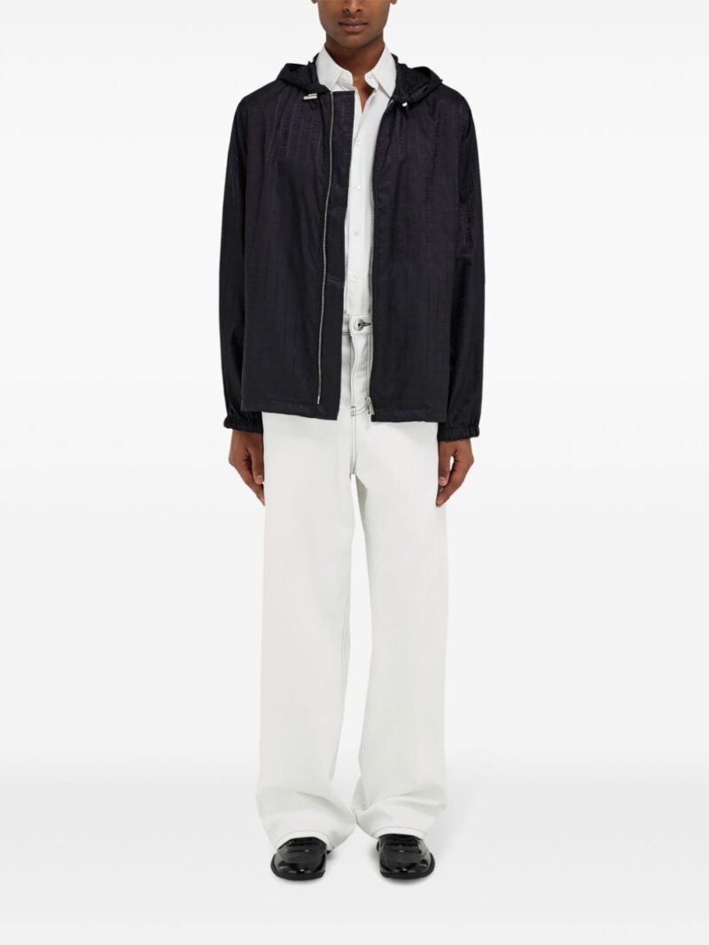 Ferragamo  Gancini-jacquard rain jacket