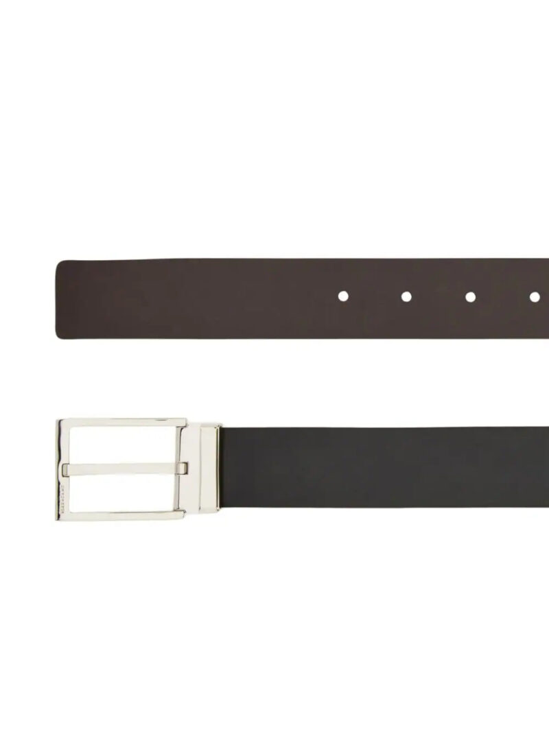Ferragamo logo-engraved-buckle reversible leather belt