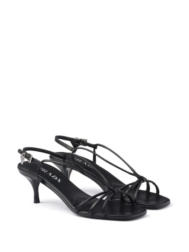 Prada  55mm leather sandals