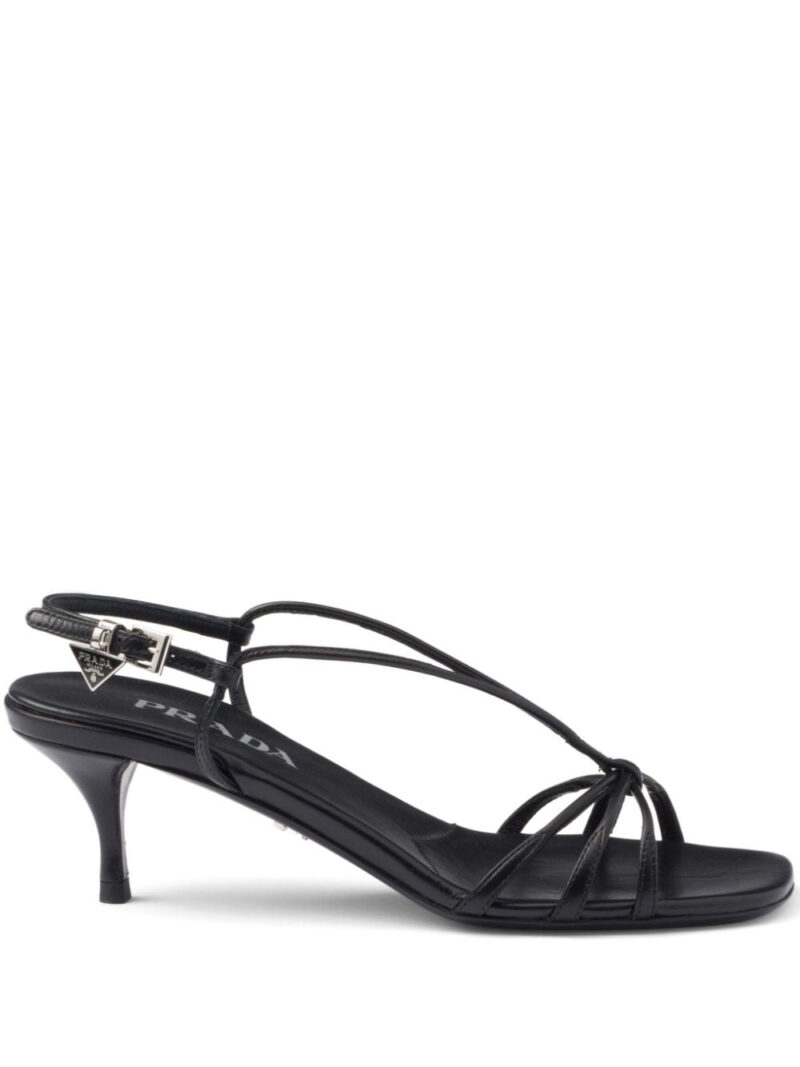 Prada  55mm leather sandals