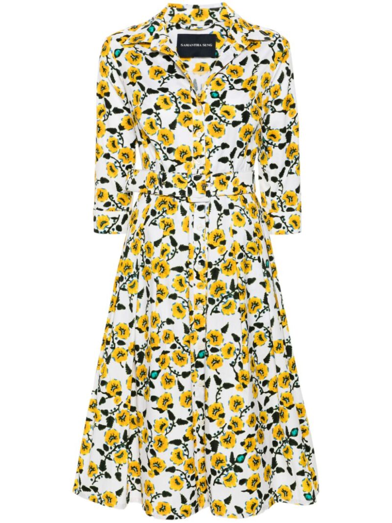 Samantha Sung  Audrey midi shirt dress